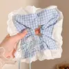 Scrunchie de Renda Estilo Coreano para Mulheres 2026 Novo Estilo Elástico de Cabelo Estilo Preguiçoso Corda de Cabelo Grande Acessório para Coque Flor de Cabelo