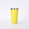 Taza de Acero Inoxidable para Coche con Forma de Cono de 16 oz Transfronteriza, Doble Capa al Vacío, Termo de Gran Capacidad, Taza Helada Portátil para Exteriores