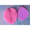 1 par de folhas redondas molde de pressão de folhas molde de fixação molde de silicone faça você mesmo molde de decoração de bolo de chocolate e açúcar