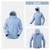 890 Nova Jaqueta Softshell para Exterior, Jaqueta de Montanhismo, Jaqueta para o Dia a Dia para Homens e Mulheres, à Prova de Vento, Quente, Impermeável e Resistente ao Desgaste