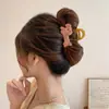 Grampo de Cabelo com Textura de Strass Francês, Versátil para Rabo de Cavalo Alto, Prendedor Shark Doce, Pequeno Grampo de Cabelo de Alta Qualidade para Festa de Estudantes