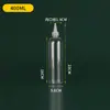 5 Botellas de Plástico Transparente de Grado Alimenticio de 10 ml, Botellas con Punta de Exprimidor, Botellas para Pigmentos y Condimentos, Botellas para Medicamentos, Botellas para Lociones, Botellas Redondas Pequeñas