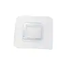 Estante de Almacenamiento Adhesivo Sin Taladro, Parche, Accesorios al por Mayor, Ganchos Adhesivos, Clips de Hebilla Plástica Plana Cuadrados para Montar en Pared