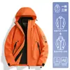 Jaqueta de Ski Dopamina Woodpecker Roupa Externa Feminina 3 em 1 2026 Novo Estilo Petite Primavera Outono Caminhada ao Ar Livre Viagem