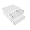 Caja de almacenamiento debajo de la mesa, cajón oculto, caja de acabado sin perforaciones, escritorio de dormitorio, caja de almacenamiento con cajón pequeño, venta al por mayor