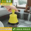 Draga de lavabo de agua con contenedor de relámpago, émbolo de cuero a presión manual, herramienta de tubería de drenaje de fregadero de succión, lavabo a través de succión de bloqueo
