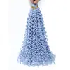 Peluca Waterdeep Degradado 100g 14 Pulgadas Cabello Rizado Ola de Agua Fibra Sintética Crochet para Cabello Artesanía Tejida a Mano Cabello Rizado