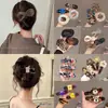 Presilha de Garra de Abalone Exquisita de Alta Qualidade para Mulheres, Grampo para Parte de Trás da Cabeça com Parte de Trás Plana, Confortável de Usar, Presilha para Cabelo Liso, Acessório de Cabelo Versátil