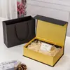 Caja de Regalo con Tapa Abatible en Forma de Libro Logotipo Personalizado Caja de Regalo Magnética en Forma de Libro Caja para Cosméticos Caja para Té Embalaje