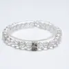 Pulsera de Cristal Natural Gris Fuegos Artificiales Hai Zhu Ren Xin para Mujer, Diseño de Moda, Pulsera de Lujo Ligero al por Mayor