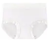 Pantaletas de Seda de Hielo Sin Costuras de Cintura Media para Mujer, Braguitas Levanta Glúteos, Encaje Sexy, No Aprietan, Entrepierna de Algodón Puro, Tallas Grandes