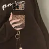 Cordón Floral Retro Aplicable a Funda de Teléfono Apple 18pm iPhone 17 Otoño/Invierno 16 Ventana Grande 14 Silicona 15 Femenino