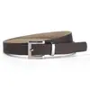 Cinto Fino Feminino Vintage Versátil com Fivela de Metal Novo Estilo Outono para Jeans Cinto de Cintura Versátil Terno