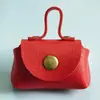 Bolsa para Monedas de Cuero PU en Stock, Mini Bolsa de Almacenamiento Pequeña para DIY, Colgante, Llavero Creativo, Accesorio, Regalo Pequeño