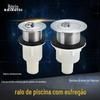 Piscina de Mop de Plástico Conectada Piscina de Mop de Aço Inoxidável Piscina de Mop Ranura de Mármore Plugue de Pele 40 Água 50