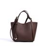 2026 Novo Design Bolsa de Grande Capacidade para o Dia a Dia, Bolsa Versátil de Couro Genuíno, Bolsa Tote Elegante, Conjunto de Bolsas Mãe e Filha