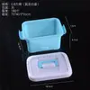 Caja de Plástico Transparente de Grado Alimenticio PP con Tapa de Fábrica, Caja de Almacenamiento, Organizador de Juguetes, Caja Portátil, Caja de Almacenamiento para Escritorio