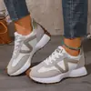 Zapatos deportivos casuales para mujer de talla grande transfronterizos 2026, zapatos casuales deportivos para mujer de cintura delgada en stock