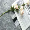Tela Nueva de Encaje Elástico, Suave y Amigable con la Piel, Estiramiento en Cuatro Direcciones con Flores Caladas Punteadas, Tela para Ropa Interior de Capa Base para Mujer