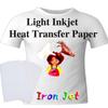 Papel de transferencia térmica transfronterizo A4, cuadrícula roja, color claro, algodón puro, papel de estampación en caliente para camisetas, papel de transferencia, estampación en caliente con plancha, papel de estampación en caliente