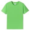 Playera de Manga Corta de Algodón Puro para Hombre Cuello Redondo Uniforme de Clase Camiseta de Marca Trendy Color Puro Publicidad Camiseta Cultural Ropa de Trabajo Logo Personalizado