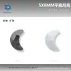 5*8mm Forma de Luna Diamantes Planos Fondo Diamante Joyería Accesorios Vidrio Uñas Arte Diamante Usable Uña Cristal Accesorios Diamante Mayoreo