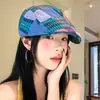 Boina xadrez vermelha retrô japonesa para mulheres, artística e para o dia a dia, com um toque de luxo, adequada para cabeças grandes, boina de jornaleiro