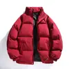 Chaqueta Acolchada para Pareja Abrigo de Algodón para Hombre Cuello Alto Engrosado Cálido Antipío Ropa de Abrigo Otoño Invierno Nuevo Estilo Chaqueta Acolchada de Invierno