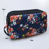 Tela Floral de Tres Capas Moda Coreana Bolso para Teléfono Móvil para Mujer Bolso de Mano Mamá Vegetal Monedero Transpirable Bolso de Mano Ultraligero