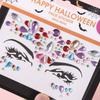 Stickers de diamantes directos de fábrica transfronterizos acrílicos diy maquillaje moda europea y americana stickers para la cara