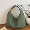 Bolsa grande de cor sólida, elegante e casual, para mulheres, novo estilo 2026, bolsa de ombro, bolsa tote para o dia a dia, bolsa de ombro da moda