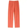 Pantalones de Dormir de Seda de Hielo Modal para Mujer, Seda de Hielo Verano 2026 Nuevo Estilo, Pantalones Largos Frescos, Talla Grande, Delgados, Adecuados para Usar Afuera o como Ropa de Casa