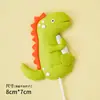 Decoración para Pastel de Dinosaurio Topper Inserto T-Rex Niño Bebé Cumpleaños Primer Cumpleaños Niños Jurásico Pequeño Dinosaurio