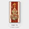 Vaso Cabaça Pintura Pendurada Novo Estilo Chinês Pintura Decorativa de Entrada Pintura Fu Lu Jixiang Parede do Corredor da Sala de Estar