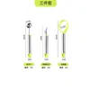 Scoop Utensilios de Cocina Grabador de Sandía Acero Inoxidable Molde para Galletas Molde para Cortar Frutas y Verduras Placa de Presión Grabador