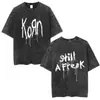 Korn Follow the Leader Camiseta Lavada 20º Aniversario Metal