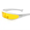 Gafas de Sol Integradas X-Men Transfronterizas Europeas y Americanas Gafas para Deportes al Aire Libre Gafas Punk de Alienígena Espacial Láser