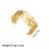 Estilo Europeu e Americano Transfronteiriço Mais Vendido Pulseira Hidráulica de Aço Titânio Banhada a Ouro 18K Versátil para o Dia a Dia Fabricante Atacado