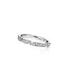 Anillo Corto de Papel Amor Largo para Pareja para Hombres y Mujeres Un Par de Anillos Abiertos Personalizados de Moda Anillo de Par de Diamantes Simple de Moda Incrustado de Diamantes