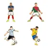 Estrellas del Fútbol C Messi Neymar Mbappe Broche Decorativo Emblema de Reunión Deportiva de Fútbol Accesorios de Estadio
