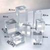 Acrílico Transparente Jóias Bola de Cristal Bola de Vidro Suporte de Exibição Esfera Ornamento Cristal Mineral Adereços de Tiro