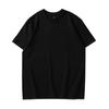 Camiseta Masculina de Manga Curta em Algodão Penteado 200g, Gola Redonda, Ajuste Slim, Cor Sólida, Camiseta Cultural, Manga Curta, Absorção de Umidade, Respirável, Sensação Fresca