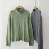 Sudadera deportiva con cuello alto y cremallera estilo coreano para mujer, nueva colección otoño 2026, top exterior holgado inspirado en la dopamina para mujer