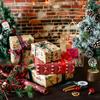 Oferta transfronteriza de Amazon para el nuevo papel de regalo navideño retro de papel kraft, papel de regalo navideño para hacer tú mismo.