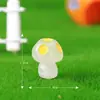 Micro paisagem luminosa cinco pontas cogumelo pequeno desenho animado pingente musgo jardinagem criativa decoração acessórios pequenos enfeites atacado