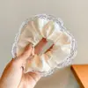 Gomas para el pelo estilo coreano para mujer, Diademas de alta gama, Cuerdas para el pelo elegantes, Bandas elásticas, Accesorios para el pelo de pañuelo cuadrado, Adornos para el pelo