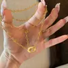 Gargantilla Retro Francesa Pulsera de Margarita con un Toque de Lujo Ligero, Collar Estilo Bucht con Estrella de Seis Puntas Cepillada Incrustada de Diamantes para Mujer