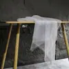 Tejido de malla ligera al agua velo fino tela para vestido de novia gasa suave sedosa organza transparente tela de diseñador para ropa