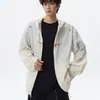 Chaqueta con capucha ligera y transpirable bordada estilo americano para protección solar para hombre, ropa de verano para exteriores con protección UV dopamina y parasol