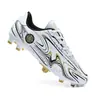 Zapatos de Fútbol de Tacos Largos para Niños de Talla Grande Transfronterizos para Hombre para Exteriores para Estudiantes de Primaria y Secundaria Zapatos de Entrenamiento para Césped Zapatos de Competición para Estudiantes de Primaria y Secundaria